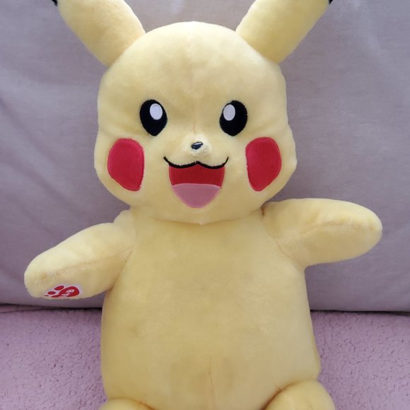 Build-A-Bear Workshop Pokemon Pikachu Plush Stuffed Animal 16" - Picture 1 of 8
